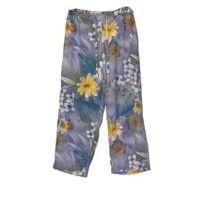 Jams world floral capri pants size Large